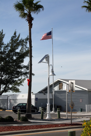 装饰性太阳能停车场灯