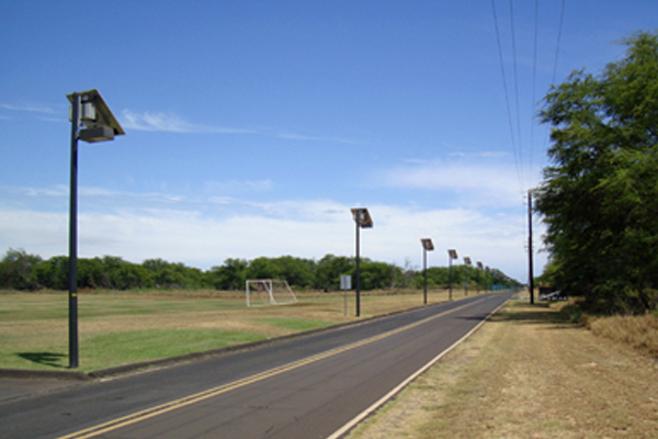 从电网太阳能照明