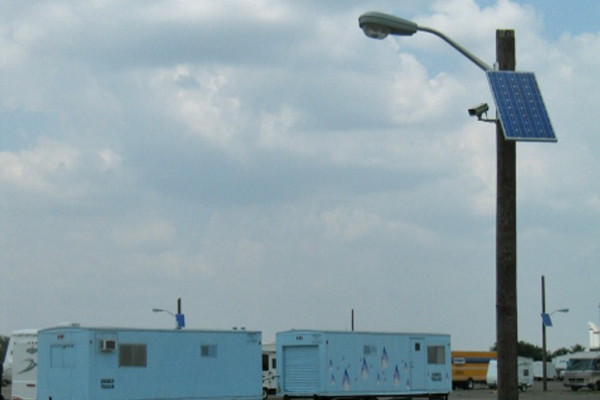 安全的房车太阳能摄像开云体育备用机和安全照明